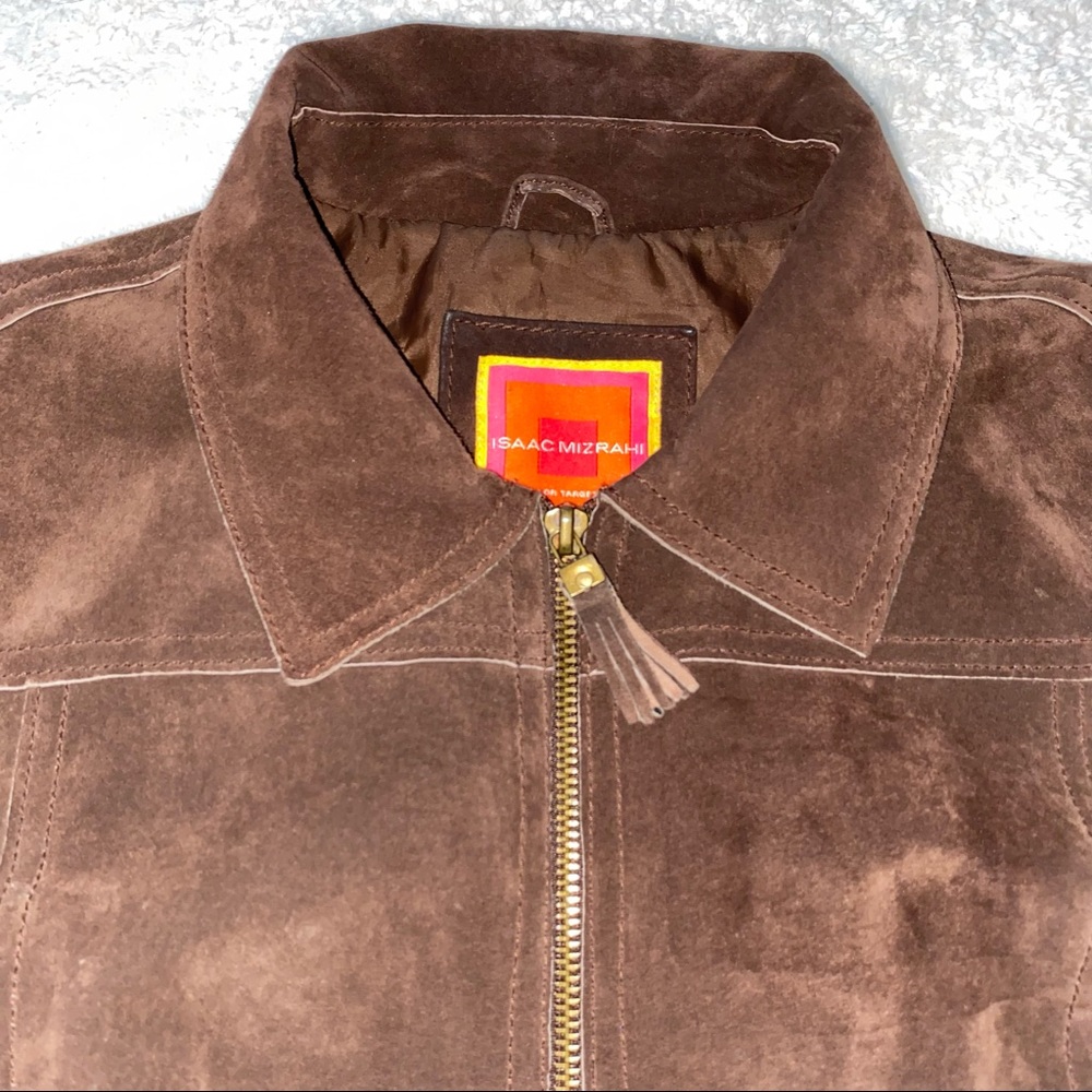 Y2K Brown Suede Jacket - Picture 3 of 9
